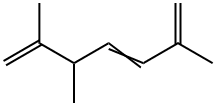 2,5,6-Trimethyl-1,3,6-heptatriene 结构式