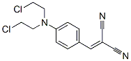 4-[Bis(2-chloroethyl)amino]benzylidenemalononitrile Structure