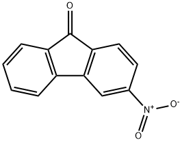 3-ニトロ-9H-フルオレン-9-オン 化学構造式