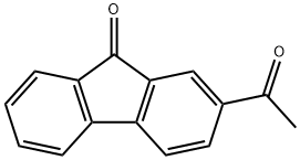 2-乙酰基芴-9-酮, 42136-05-0, 结构式