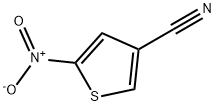 2-硝基噻吩-4-腈, 42137-23-5, 结构式