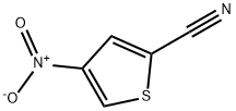 2-ニトロ-4-シアノチオフェン 化学構造式