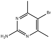 2-氨基-5-溴-4,6-二甲基嘧啶,4214-57-7,结构式