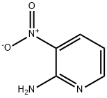 2-アミノ-3-ニトロピリジン 化学構造式