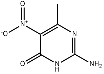 4(1H)-Pyrimidinone, 2-amino-6-methyl-5-nitro- Struktur