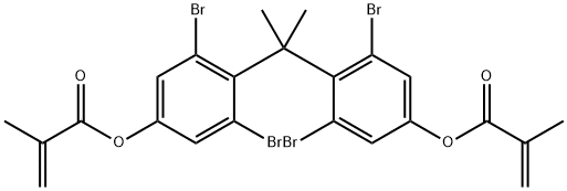 2,2',6,6'-TETRABROMO BISPHENOL ''A'' DIMETHACRYLATE,42146-13-4,结构式