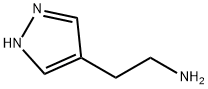 2-(1H-ピラゾール-4-イル)エタンアミン 化学構造式