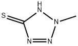 2-メチル-2H-1,2,3,4-テトラゾール-5-チオール 化学構造式