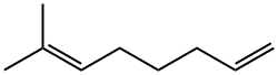 7-メチル-1,6-オクタジエン 化学構造式