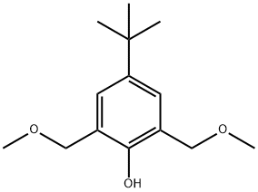 4-(TERT-ブチル)-2,6-ビス(メトキシメチル)フェノール 化学構造式