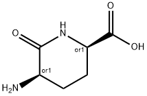 3-amino-2-piperidone-6-carboxylic acid 结构式