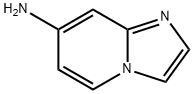 イミダゾ[1,2-a]ピリジン-7-アミン 化学構造式