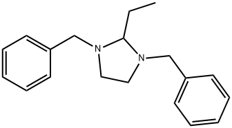 1,3-DIBENZYL-2-ETHYLIMIDAZOLIDINE 结构式