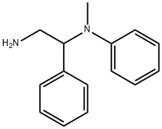 N-(2-amino-1-phenylethyl)-N-methylaniline 结构式
