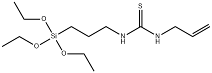 1-allyl-3-[3-(triethoxysilyl)propyl]thiourea 结构式