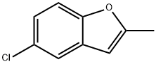 2-メチル-5-クロロベンゾフラン 化学構造式