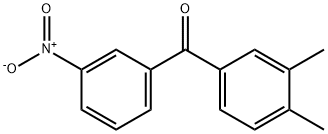 3,4-DIMETHYL-3'-NITROBENZOPHENONE Struktur
