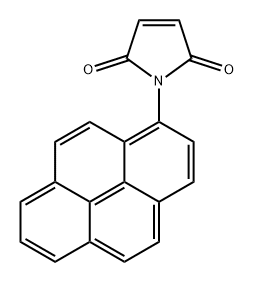 N-(1-ピレニル)マレイミド 化学構造式