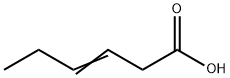 顺式-3-己烯酸,4219-24-3,结构式