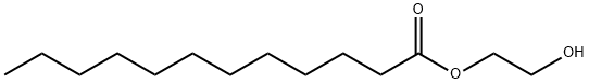 2-hydroxyethyl laurate Struktur