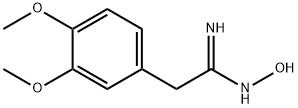 2-(3,4-DIMETHOXY-PHENYL)-N-HYDROXY-ACETAMIDINE, 42191-48-0, 结构式