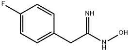 2-(4-FLUORO-PHENYL)-N-HYDROXY-ACETAMIDINE Struktur