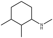 N,2,3-トリメチルシクロヘキサンアミン 化学構造式
