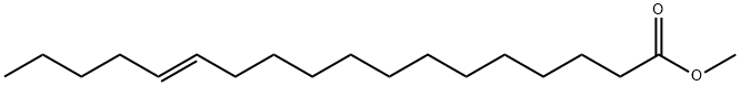 trans-13-Octadecenoic  methyl  ester 化学構造式