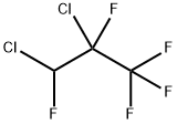 2,3-ジクロロ-1,1,1,2,3-ペンタフルオロプロパン(HCFC-225ba) 化学構造式