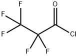 ペンタフルオロプロパノイルクロリド 化学構造式