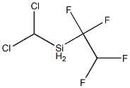 (ジクロロメチル)(1,1,2,2-テトラフルオロエチル)シラン 化学構造式