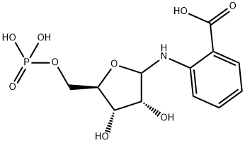 N-(5'-phosphoribosyl)anthranilate Struktur