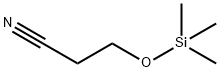 3-(TRIMETHYLSILYLOXY)PROPIONITRILE 化学構造式