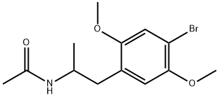 2,5-Dimethoxy-4-bromoamphetamine, N-acetyl Struktur