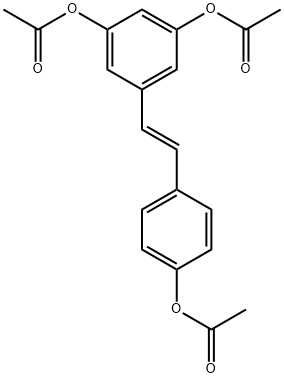 Acetyl-trans-resveratrol Struktur