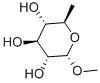 Methyl 6-deoxy-alpha-D-glucopyranoside Structure