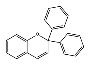 2,2-Diphenyl-2H-1-benzopyran Structure