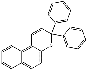 3,3-Diphenyl-3H-naphtho[2,1-b]pyran Struktur