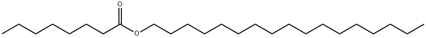 Octanoic acid, heptadecyl ester Structure