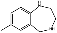 7-甲基-2,3,4,5-四氢-1H-苯并[E][1,4]二氮杂卓, 422318-36-3, 结构式