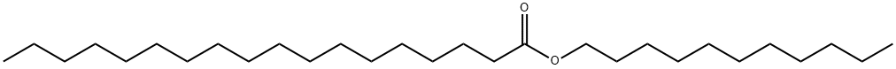 Octadecanoic acid, undecyl ester Structure