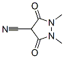 4-Pyrazolidinecarbonitrile,  1,2-dimethyl-3,5-dioxo- 结构式