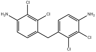 双(4-氨基-2,3-二氯苯基)甲烷, 42240-73-3, 结构式