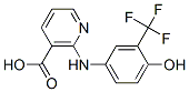 2-[[3-(Trifluoromethyl)-4-hydroxyphenyl]amino]nicotinic acid 结构式
