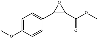 3-(4-甲氧基苯基)环氧乙烷-2-甲酸甲酯 结构式