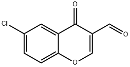 6-クロロクロモン-3-カルボキシアルデヒド 塩化物 化学構造式