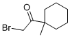 Ethanone, 2-bromo-1-(1-methylcyclohexyl)- (9CI) Structure