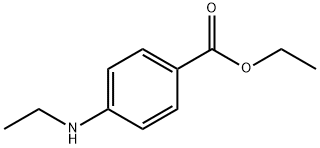 4-(乙基氨基)苯甲酸乙酯 结构式