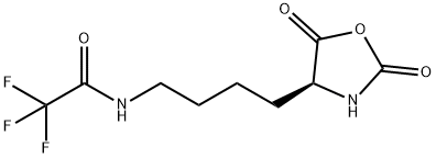 N-[4-[(4S)-2,5-dioxooxazolidin-4-yl]butyl]-2,2,2-trifluoro-acetamide Structure