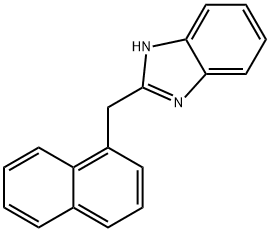2-(naphthalen-1-ylmethyl)-1H-benzoimidazole Struktur